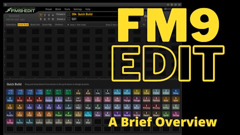 Fractal FM9 editor:brief overview