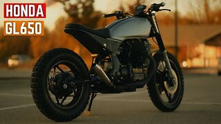 Honda GL650 Cafe Racer FULL BUILD TIMELAPSE