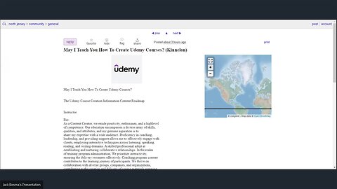 The Udemy Course Content Creation Information Roadmap Update