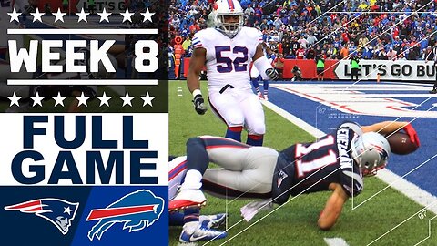 Patriots vs Bills FULL GAME - NFL Week 8 2016