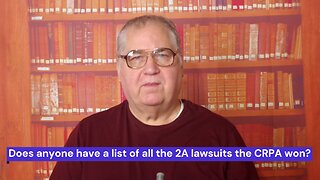 Does anyone have a list of all the 2A lawsuits the CRPA won?