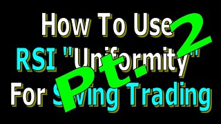 How To Use RSI "Uniformity" For Swing Trading - #1133