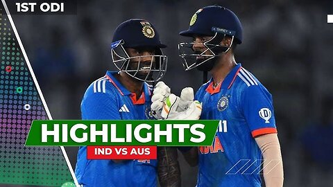 India vs Australia 1st odi highlights 2023