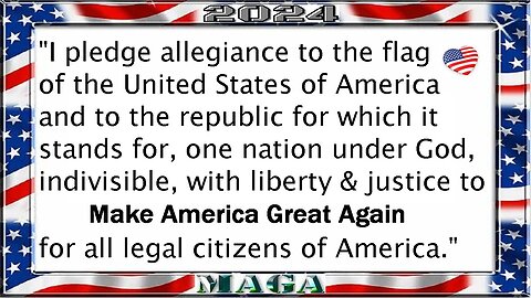 Pledge of Allegiance 2024