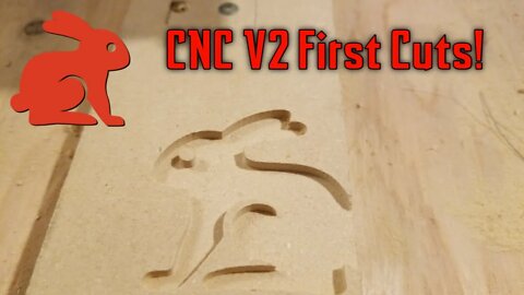 CNC V2 first cuts!