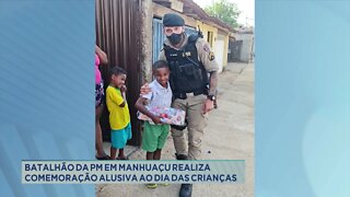 Batalhão da Polícia Militar em Manhuaçu realiza comemoração alusiva ao dia das crianças