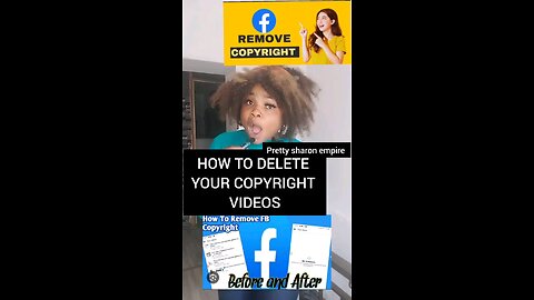 HOW TO DELETE YOUR COPYRIGHT VIDEOS TO REMOVE