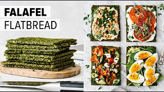 FALAFEL FLATBREAD | amazing vegan flatbread recipe