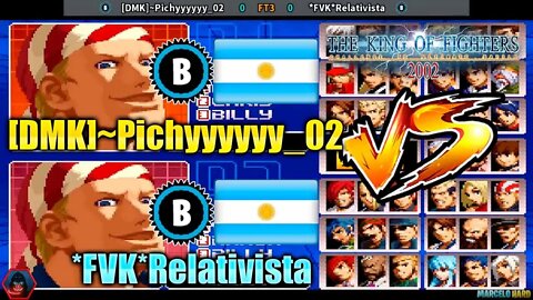 The King of Fighters 2002 ([DMK]~Pichyyyyyy_02 Vs. *FVK*Relativista) [Argentina Vs. Argentina]