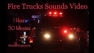 Responding To The Calls With 1 Hour & 30 Minutes Of Fire Truck Sounds Video