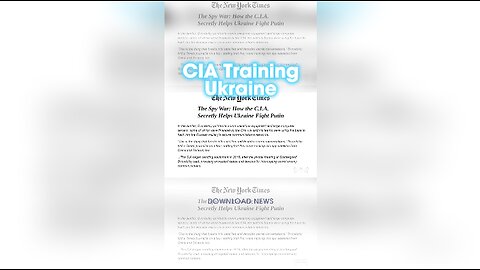 INFOWARS Reese Report: CIA Inside Ukraine Training Them To Fight Russia - 3/1/24