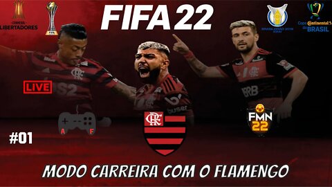 FIFA 22 | Modo carreira como jogador no FLAMENGO! #01