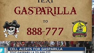 Get text alerts for Gasparilla events