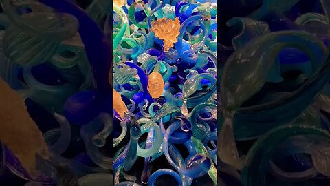 GIANT!!🙀 #Chihuly Glass Sculpture 1 #shorts