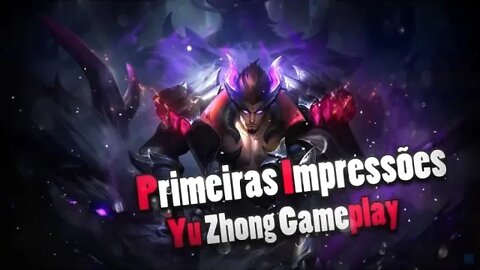 MINHAS IMPRESSÕES SOBRE O NOVO HERÓI • YU ZHONG GAMEPLAY | Mobile Legends