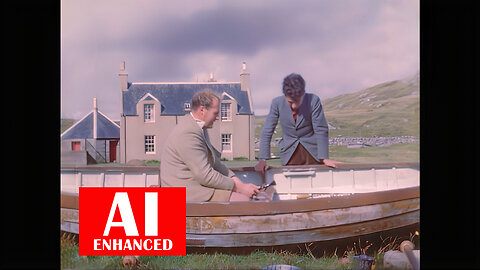 Isle of Lewis, Scotland, 1953. AI Enhanced. Colour. Details Recovered, Stabilised, Sound Added HD