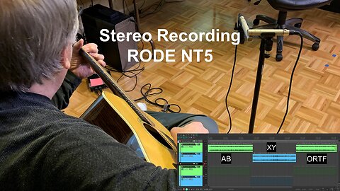 Stereo Recording with RODE NT5 Matched Pair Microphones [AB, XY, ORTF]