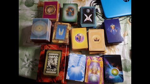 Nina goes over 12 Oracle Card Decks and Important update to "Hump Day"