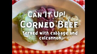 Canning corned beef