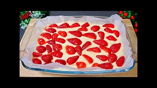 So simple that NO ONE believes! Strawberry pie in 5 minutes.
