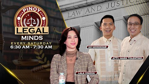 REPLAY: Pinoy Legal Minds | December 30, 2023