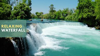 Relaxing Waterfall with Peaceful Ambience for Yoga and Relaxation [Nature's White Noise for Sleep]