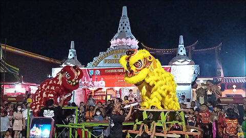 AMAZING!! ACROBATIC LION DANCE SATRYA MUDA MALANG