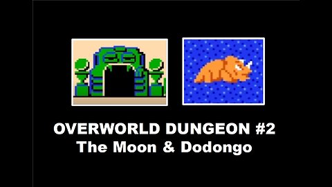 Legend of Zelda (NES) OverWorld Dungeon 2 Complete Walkthrough Guide: The Moon & Dodongo