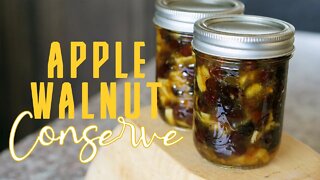 Apple Walnut Conserve Canning Recipe