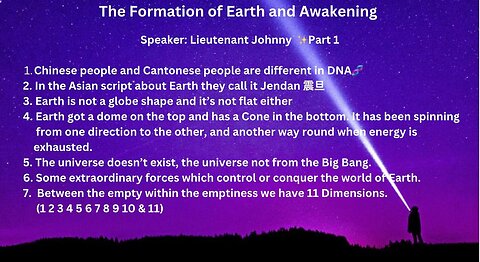 The Formation of Earth & Awakening by Lieutenant Johnny