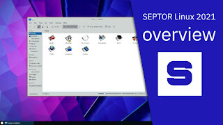 SEPTOR Linux 2021 overview | Debian • KDE Plasma •Tor technologies