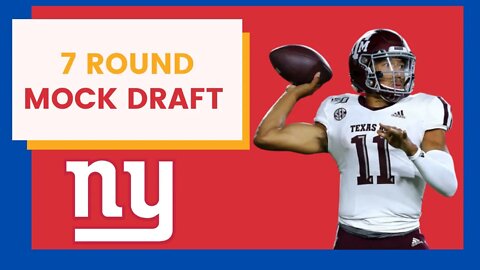 New York Giants Draft a Quarterback In Latest Mock Draft