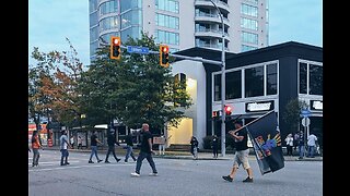 Abbotsford City Hall protest Sept 23 2023