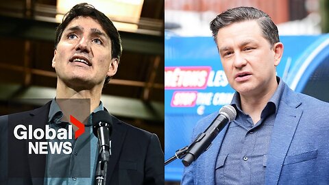 “Baloney": Trudeau slams Poilievre for comments on Chinese EV tariffs