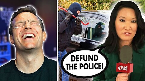 CNN Reporter ROBBED On-Camera in San Francisco As CNN Cries 'Defund The Police!'