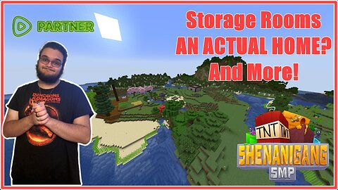 *FINALLY* MAKING A STORAGE SYSTEM ON SHENANIGANG SMP! #RumblePartner