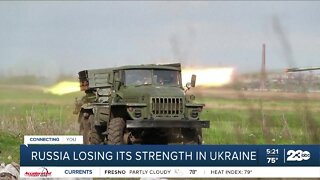 Russia losing its strength in Ukraine