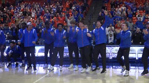 Extra Mile Arena erupts when Boise State gets the call on Selection Sunday