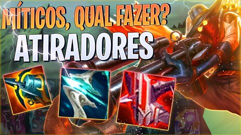 ATIRADORES NO LOL - QUAL ITEM MÍTICO FAZER? Pré Temporada Season 11