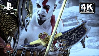 Young Kratos vs Freya | God of War Ragnarök | PS5 Valhalla DLC 2023 (4K 60FPS)