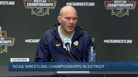 NCAA wrestling championships in Detroit: Michigan's Sean Bormet says it's special