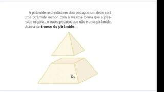 Matemática 6ºano - aula 49 - O tronco da Pirâmide [ETAPA]