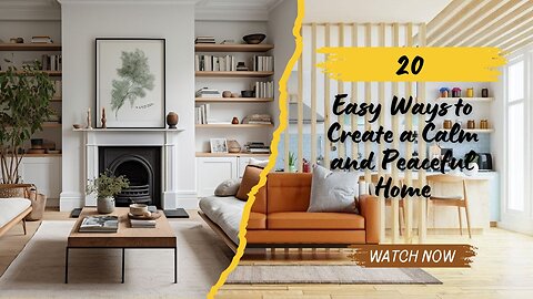 20 Easy Ways to Create a Calm and Peaceful Home