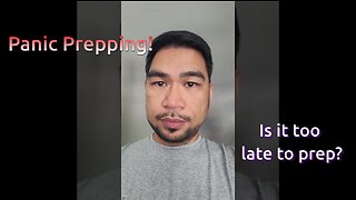 [Re-upload] More Prepping | Prepping for the unprepared - It's not that complicated or expensive