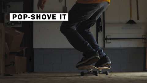 Slow Motion Video - Skateboarding 2023 - Pop Shove It