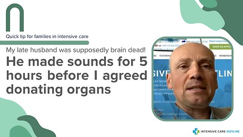 My Late Husband was Supposedly Brain Dead!He Made Sounds for 5 Hours Before I Agreed Donating Organs