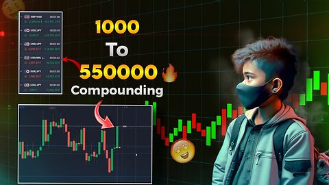 1000 To 550000 Compounding in Quotex with Price Action 🥵🔥 #rawtrader #quotex