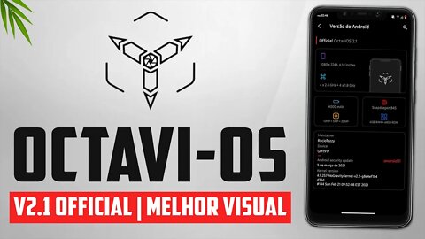 ROM OctaviOS v2.1 | Android 11 RQ2A | MELHOR VISUAL DE TODOS, COM EXCELENTE USO DE RAM!