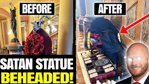 Christian U.S. Military Vet BEHEADS Satanic Idol At State Capitol, 'Blasphemous' Statue DESTROYED