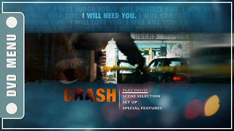 Crash - DVD Menu